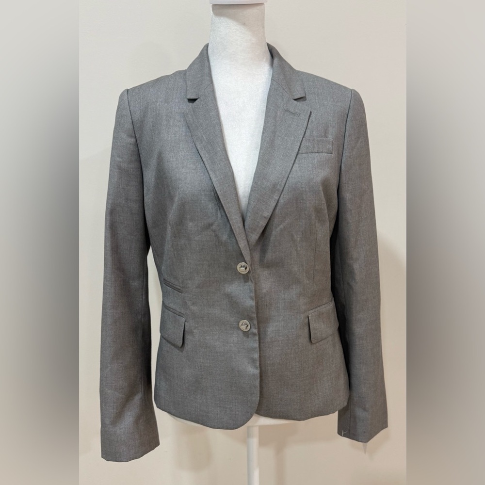Calvin Klein Women's Gray Career Jacket Size 10P